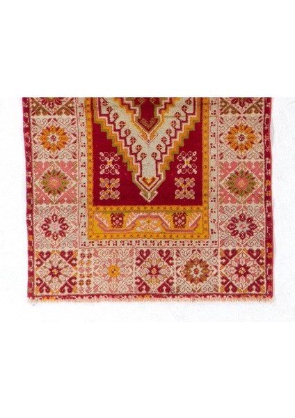 100 x 160 cm Yarı Antik El Yapımı Türkiye Kırşehir Seccadesi, Halı Seccade modelleri
