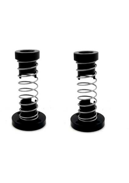 2 Adet 3D Yazıcı TR8X4 T8 Pom Geri Tepme Önleyici Somunlar 2mm Uç 4mm Acme Dişli Çubuk Için (2mm Uç 8mm Uç) (Yurt Dışından)