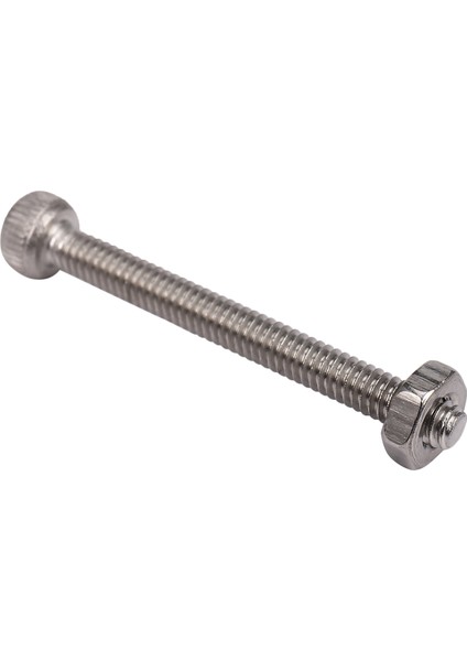 M2 x 20MM Uzun Altıgen Soket Tırtıllı Başlık Vidası Cıvata Somun Seti 20 Adet (Yurt Dışından)