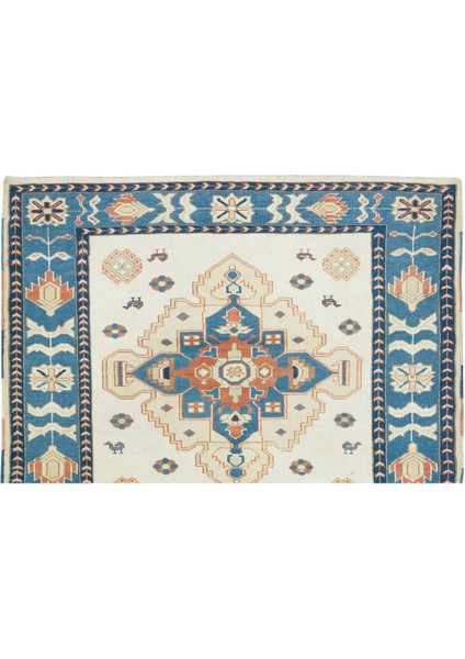 138 x 192 cm Yeni El Yapımı Uşak Halısı, Modern Oturma Odası Halısı, Yün