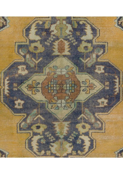 125 x 221 cm Eski El Yapımı Türk Halısı, Geleneksel Ev Dekoru Halı, Yöresel Halı fırsatları