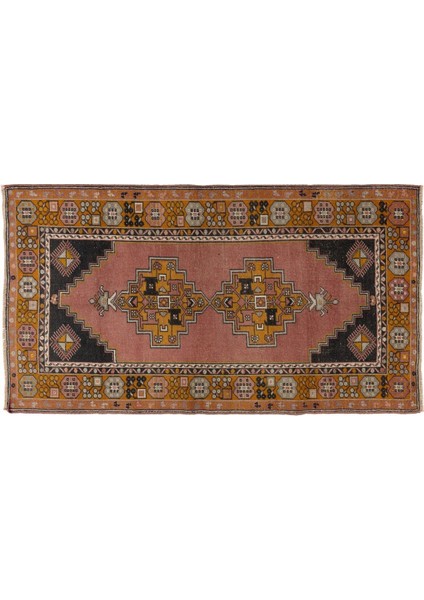 119 x 215 cm El Dokuması Alan Halısı, El Düğümlü Yünlü Eski Halı modelleri