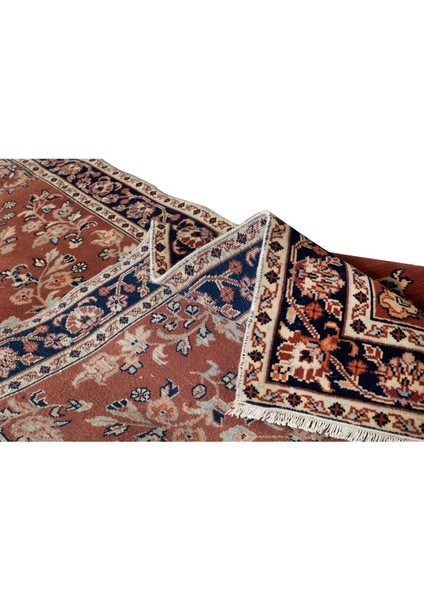 78 x 345 cm El Düğümlü Çiçek Motifli Koridor Halısı, Eski Koridor Halısı, Antre Hol Halı modelleri
