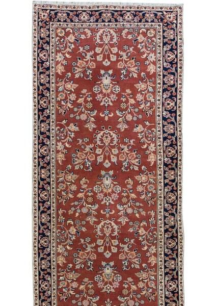 78 x 345 cm El Düğümlü Çiçek Motifli Koridor Halısı, Eski Koridor Halısı, Antre Hol Halı fırsatları