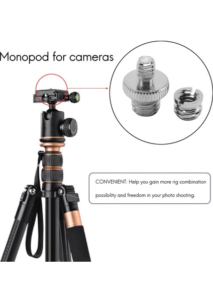 10 Adet 1/4 Inç ve 3/8 Inç Kamera Vidası Adaptörü Dönüştürücü Dişli Montaj Seti Tripod Monopod Ballhead Işık Standı Omuz Rig (Yurt Dışından)