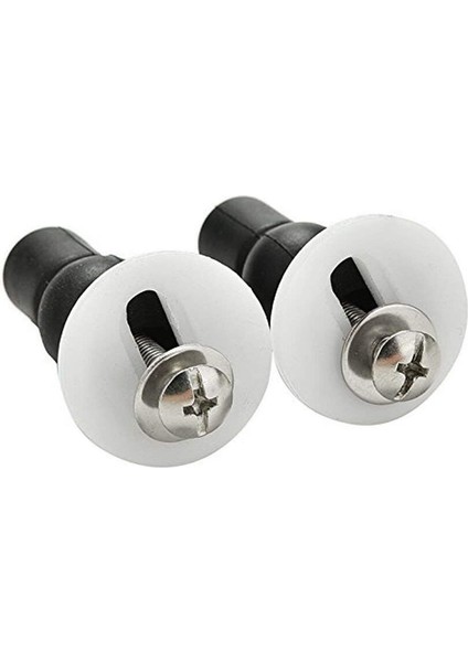 Klozet Oturağı Üst Sabitleme Vidaları Sabitleme Parçaları 2 Çift Evrensel Genişleyen Kauçuk Vida Üst Somunları Kör Delik Menteşe Bağlantı Parçaları 4 Adet (Yurt Dışından) fırsatları