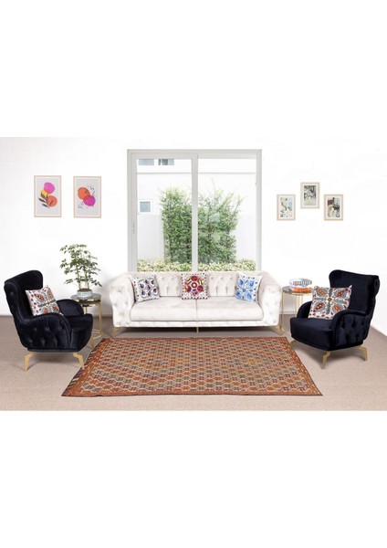 162 x 283 cm Eski Dekoratif El Dokuması Cicim Kilim. Yün. Jijim Kilim fiyatları