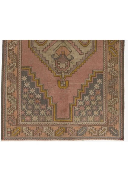 115 x 187 cm El Yapımı Eski Türk Köy Halısı, El Düğümlü Alan Halısı fırsatları