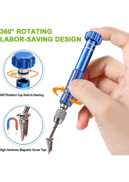 Gözlük Tornavida, 10 Manyetik Tornavida Ucuyla Gözlük Tamir Takımı, Saat Telefon Dizüstü Bilgisayar Mücevher (Yurt Dışından) indirimleri