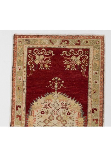 103 x 200 cm El Yapımı Eski Türk Köy Halısı, Geleneksel Küçük Halı, Yaşlı Halı fiyatları