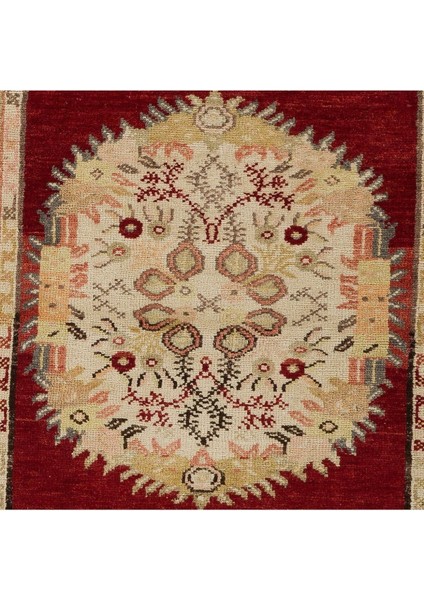 103 x 200 cm El Yapımı Eski Türk Köy Halısı, Geleneksel Küçük Halı, Yaşlı Halı fırsatları