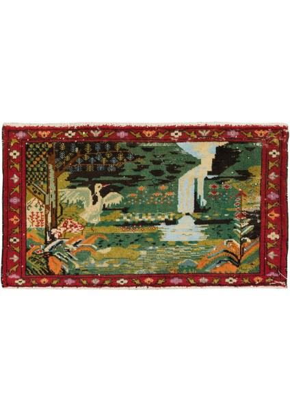 47 x 81 cm Dekoratif El Yapımı Duvar Askısı, Eski Halı
