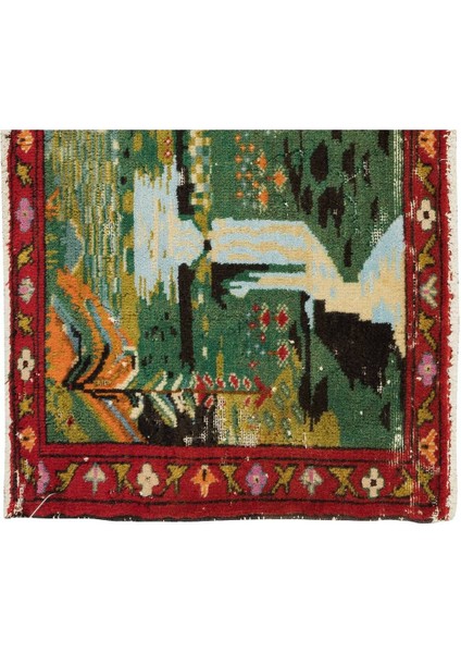 47 x 81 cm Dekoratif El Yapımı Duvar Askısı, Eski Halı