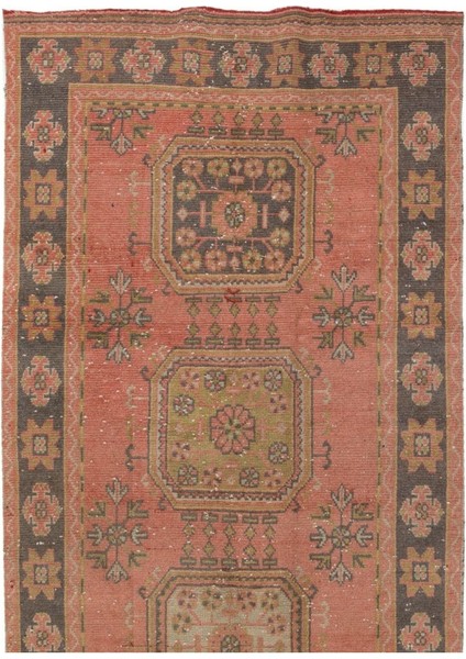 130 x 352 cm Türkiye'den Otantik Koridor Halısı, 1960'LAR El Yapımı Yolluk Halı fiyatları