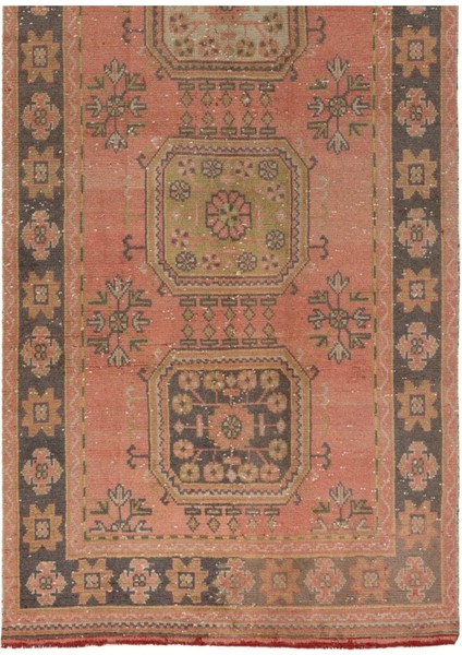 130 x 352 cm Türkiye'den Otantik Koridor Halısı, 1960'LAR El Yapımı Yolluk Halı fırsatları