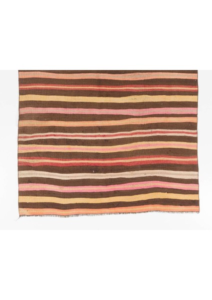 145 x 353 cm Çizgili Eski Yolluk Kilim, Koridor Dekoru Için Halı, Mutfak Kilimi fırsatları