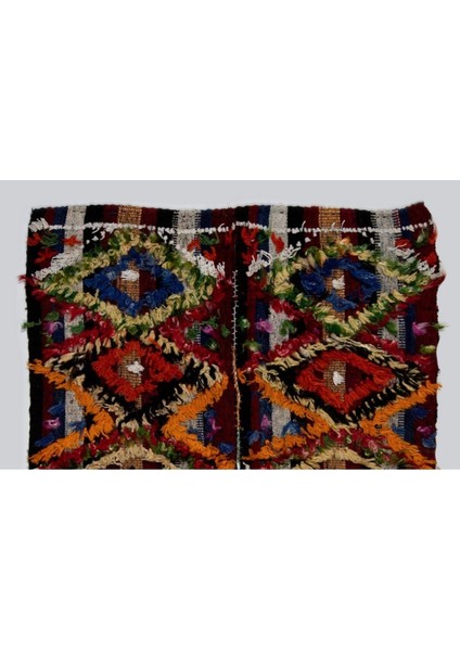 94 x 105 cm Çok Renkli El Dokuması Eski Kilim, Geleneksel Duvar Askısı fiyatları