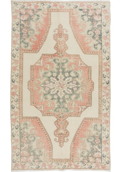 130 x 220 cm Türkiye'den El Yapımı Geometrik Halı, Eski Geleneksel Halı, Mutfak Halısı