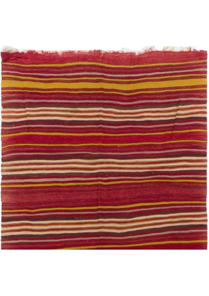 140 x 435 cm El Yapımı Renkli Çizgili Kilim Yolluk. Eski Kırmızı Koridor Halısı fiyatları