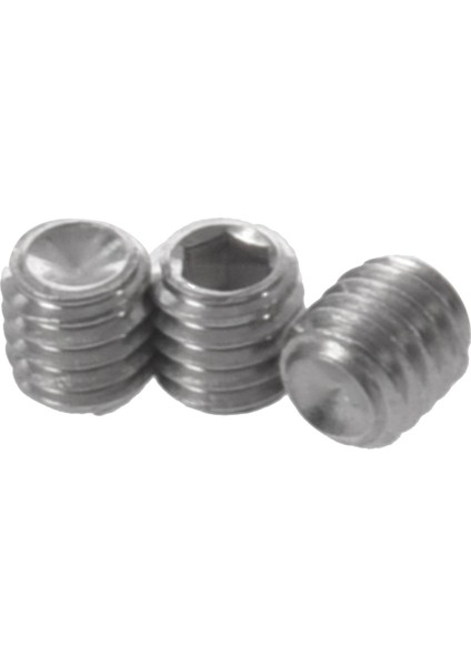 50 Adet M3X3MM Paslanmaz Çelik Altıgen Soket Seti Kapak Noktası Grub Vidaları Gümüş (Yurt Dışından)