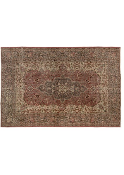 262 x 350 cm Ince Eski El Dokuması Türk Yün Halı, 1940 Civarında Yapıldı modelleri
