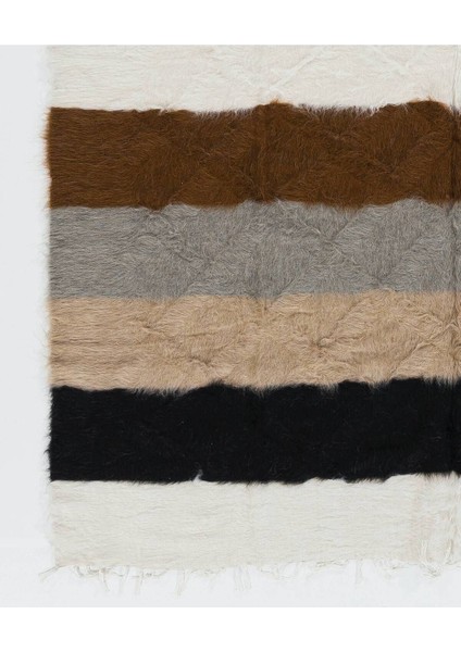 180 x 223 cm Yumuşak Tiftikli Kilim, Battaniye, Eski Yatak Örtüsü, El Yapımı Kanepe Örtüsü fırsatları