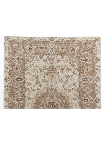 220 x 320 cm Eşsiz Shabby Chic Eski El Yapımı Türk Halısı, El Dokuması Halı fiyatları