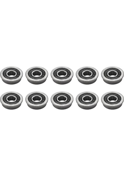 10 Adet F695-2RS Rulman 5X13X4MM Flanşlı Minyatür Sabit Bilyalı Rulmanlar F695RS Voron Mobius 2/3 3D Yazıcı (Yurt Dışından)