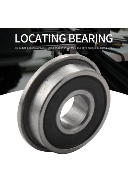 10 Adet F695-2RS Rulman 5X13X4MM Flanşlı Minyatür Sabit Bilyalı Rulmanlar F695RS Voron Mobius 2/3 3D Yazıcı (Yurt Dışından) modelleri