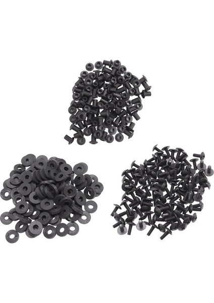 100 Adet Tek Lok Vida Seti Chicago Vida Dıy Kydex Kılıf El Aleti Parçaları Için Yıkayıcı ile Birlikte Gelir (Yurt Dışından)