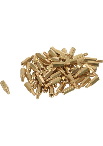 50 Adet M3 Erkek x M3 Dişi 11MM Uzunluk Pirinç Vida Konu Pcb Stand-Off Paspayı (Yurt Dışından)