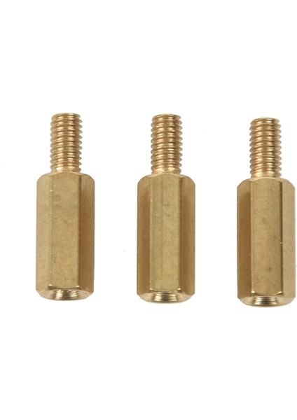 50 Adet M3 Erkek x M3 Dişi 11MM Uzunluk Pirinç Vida Konu Pcb Stand-Off Paspayı (Yurt Dışından)