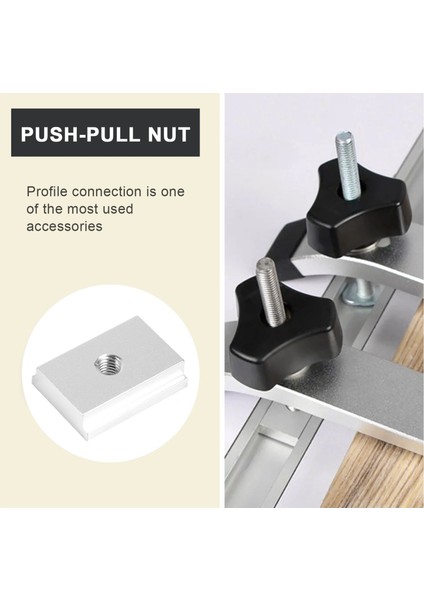 M6 T-Track Slider Sürgülü Somun Alüminyum Alaşımlı T Yuvası Somun Ağaç Işleme Aleti Jigs Vida Yuvası Bağlantı Elemanı 10 Adet (Yurt Dışından) indirimleri