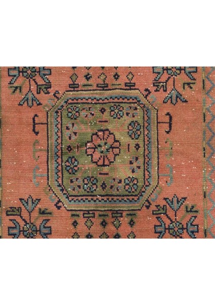 147 x 350 cm Koridor Için Eşsiz Eski El Yapımı Türk Yolluk Halı, Antre Hol Halı fırsatları