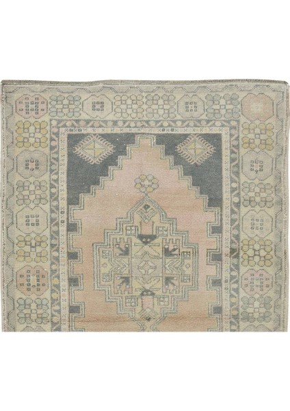 118 x 211 cm Geleneksel El Yapımı Yünlü Halı, 1950 Civarı