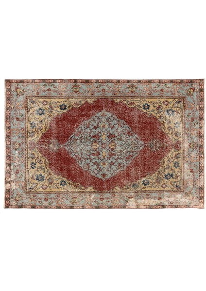 186 x 275 cm Madalyon Tasarımlı Eski El Düğümlü Uşak Halısı modelleri