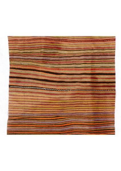 160 x 390 cm El Dokuma Eski Orta Anadolu Kilimi. Düz Dokuma Kilim. Yün modelleri