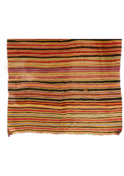 160 x 390 cm El Dokuma Eski Orta Anadolu Kilimi. Düz Dokuma Kilim. Yün fırsatları