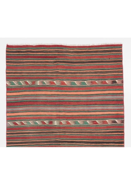 130 x 345 cm Çizgili Eski Düz Dokuma Kilim Halı fiyatları