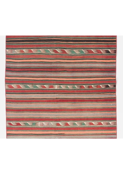 130 x 345 cm Çizgili Eski Düz Dokuma Kilim Halı modelleri
