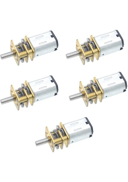 5 Adet GA12-N20 Minı Metal Dişli Motor Dc 3V Dişli Tekerlek Dişli Motorları 15RPM (Yurt Dışından)