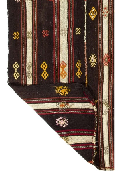 167 x 311 cm El Dokuma Eski Çizgi Desenli Kilim, Düz Dokuma Geleneksel Kilim fırsatları
