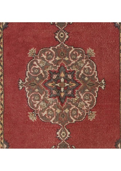 120 x 223 cm Eski Türk Halısı, Ev ve Ofis Için Geleneksel El Yapımı Yün Halı