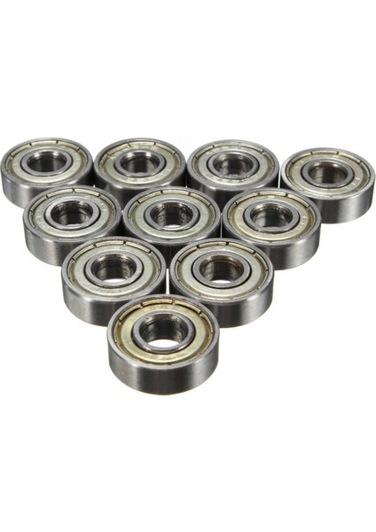 10 Adet 8X22X7MM Kaykay Scooter Rulmanlar Tekerlekler Abec-5 608ZZ (Yurt Dışından)