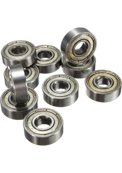 10 Adet 8X22X7MM Kaykay Scooter Rulmanlar Tekerlekler Abec-5 608ZZ (Yurt Dışından)