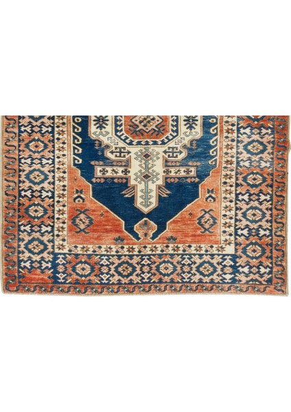 178 x 230 cm El Yapımı Halı, Modern Geometrik Desenli Halı, Yün