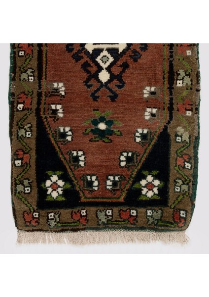44 x 85 cm Eski El Dokuma Halı. (Yastık Veya Koltuk Kılıfı, Halı Paspas) fırsatları