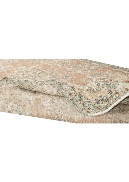198 x 310 cm El Düğümlü Eski Anadolu Uşak Yün Bölge Halısı, Geleneksel 1960'LAR Halı modelleri
