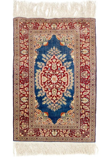 60 x 90 cm Ipek Eski El Yapımı Kayseri Halısı, Dekoratif Duvara Askısı