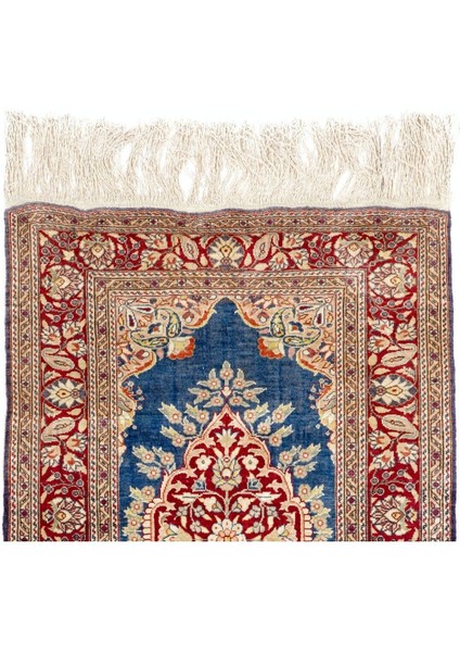 60 x 90 cm Ipek Eski El Yapımı Kayseri Halısı, Dekoratif Duvara Askısı